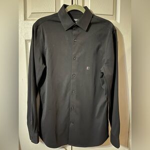 Express NWT’s Classic Slim Button Down Shirt Black Size S